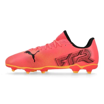 Puma Future 7 Play FG/AG Forever Faster - Sunset Glow/Puma Black/Sun Stream Kids - Image 3