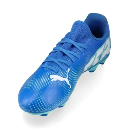 Puma Future 7 Play FG/AG Formula - Bluemazing/Mint/Puma White Kids - Image 7