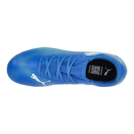 Puma Future 7 Play FG/AG Formula - Bluemazing/Mint/Puma White Kids - Image 4
