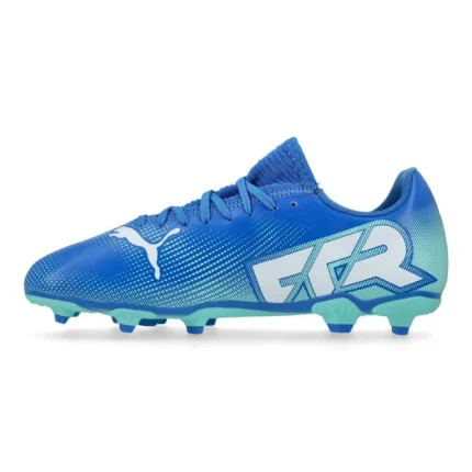 Puma Future 7 Play FG/AG Formula - Bluemazing/Mint/Puma White Kids - Image 3