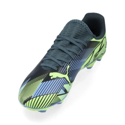 Puma Future 7 Play FG/AG Lights Out - Gray Skies/Elektro Purple/Fizzy Apple/Puma White Kids - Image 7