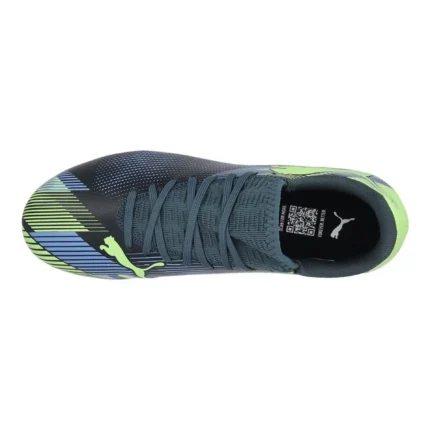 Puma Future 7 Play FG/AG Lights Out - Gray Skies/Elektro Purple/Fizzy Apple/Puma White Kids - Image 4