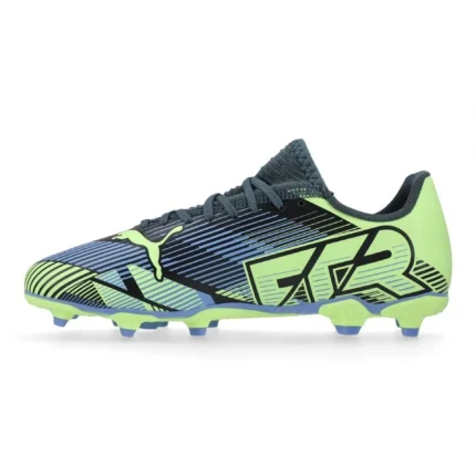 Puma Future 7 Play FG/AG Lights Out - Gray Skies/Elektro Purple/Fizzy Apple/Puma White Kids - Image 3