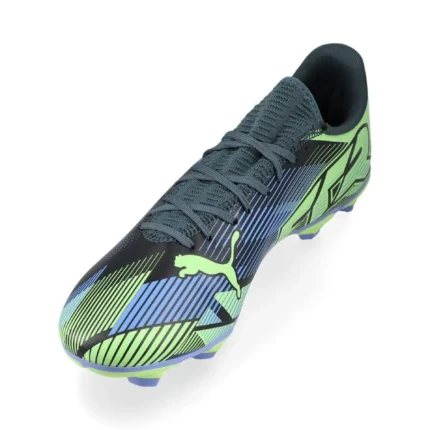 Puma Future 7 Play FG/AG Lights Out - Gray Skies/Elektro Purple/Fizzy Apple/Puma White - Image 7