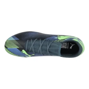 Puma Future 7 Play FG/AG Lights Out - Gray Skies/Elektro Purple/Fizzy Apple/Puma White - Image 4
