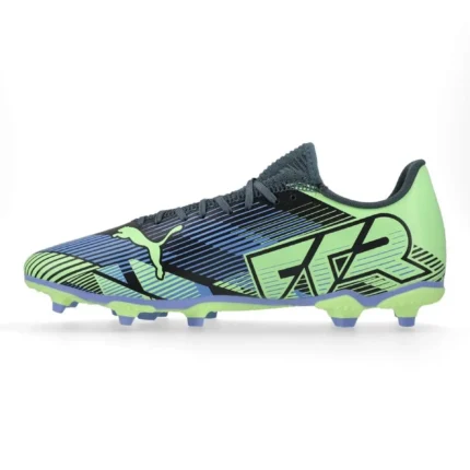 Puma Future 7 Play FG/AG Lights Out - Gray Skies/Elektro Purple/Fizzy Apple/Puma White - Image 3