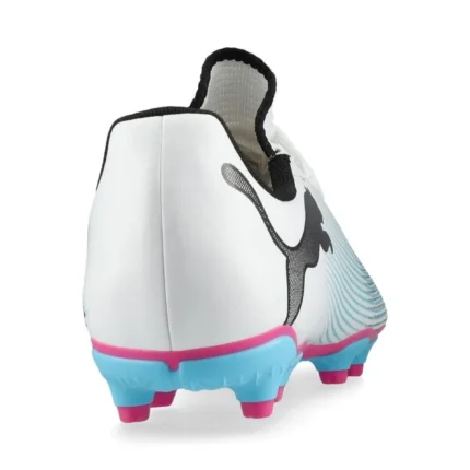 Puma Future 7 Play FG/AG Phenomenal - White/Black/Poison Pink Kids - Image 6