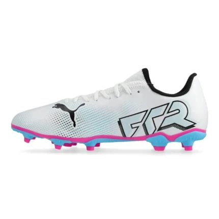 Puma Future 7 Play FG/AG Phenomenal - White/Black/Poison Pink - Image 3