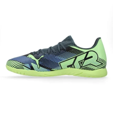 Puma Future 7 Play IT Lights Out - Gray Skies/Elektro Purple/Fizzy Apple/Puma White - Image 3