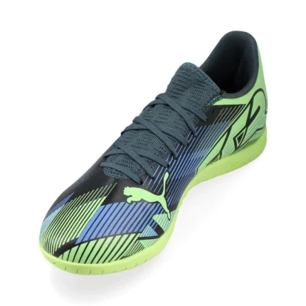 Puma Future 7 Play IT Lights Out - Gray Skies/Elektro Purple/Fizzy Apple/Puma White - Image 7