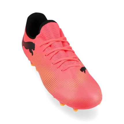 Puma Future 7 Play MG Forever Faster - Sunset Glow/Puma Black/Sun Stream Kids - Image 5