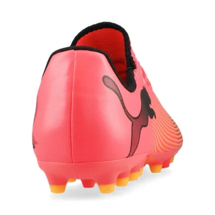Puma Future 7 Play MG Forever Faster - Sunset Glow/Puma Black/Sun Stream Kids - Image 6