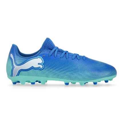 Puma Future 7 Play MG Formula - Bluemazing/Mint/Puma White Kids - Image 1