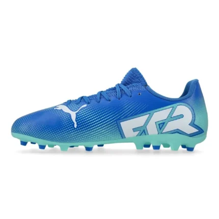 Puma Future 7 Play MG Formula - Bluemazing/Mint/Puma White Kids - Image 3
