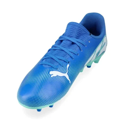 Puma Future 7 Play MG Formula - Bluemazing/Mint/Puma White Kids - Image 7