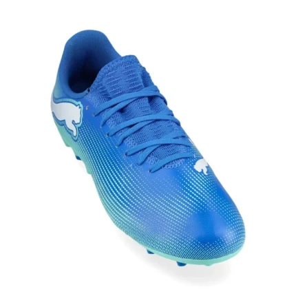 Puma Future 7 Play MG Formula - Bluemazing/Mint/Puma White Kids - Image 5