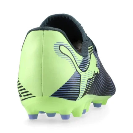 Puma Future 7 Play MG Lights Out - Gray Skies/Elektro Purple/Fizzy Apple/Puma White Kids - Image 6