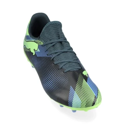 Puma Future 7 Play MG Lights Out - Gray Skies/Elektro Purple/Fizzy Apple/Puma White - Image 5