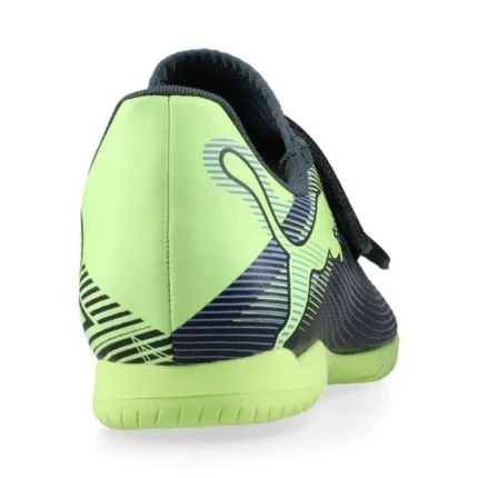 Puma Future 7 Play Velcro IT Lights Out - Gray Skies/Elektro Purple/Fizzy Apple/Puma White Kids - Image 6