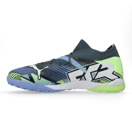 Puma Future 7 Pro Cage TT Lights Out - Gray Skies/Puma White/Fizzy Apple - Image 3