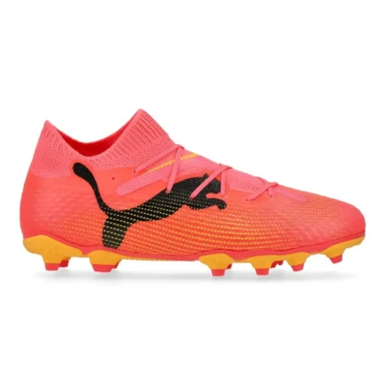 Puma Future 7 Pro FG/AG Forever Faster - Sunset Glow/Puma Black/Sun Stream Kids - Image 1