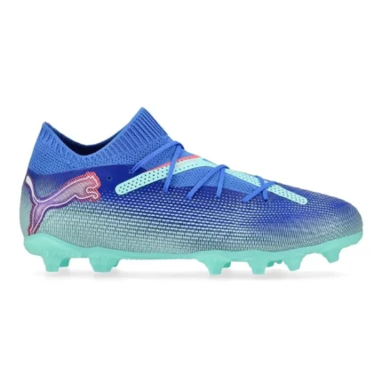 Puma Future 7 Pro FG/AG Formula - Bluemazing/Puma White/Electric Peppermint Kids - Image 1