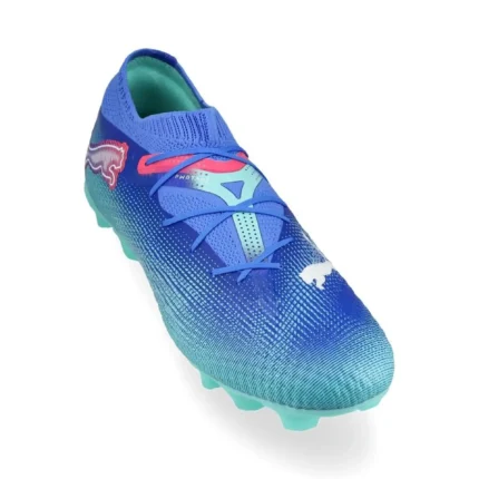 Puma Future 7 Pro + FG/AG Formula - Bluemazing/Puma White/Electric Peppermint - Image 5