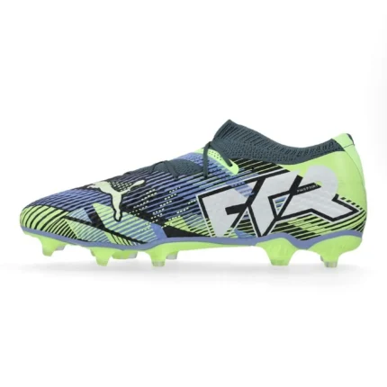 Puma Future 7 Pro + FG/AG Lights Out - Gray Skies/Puma White/Fizzy Apple - Image 3