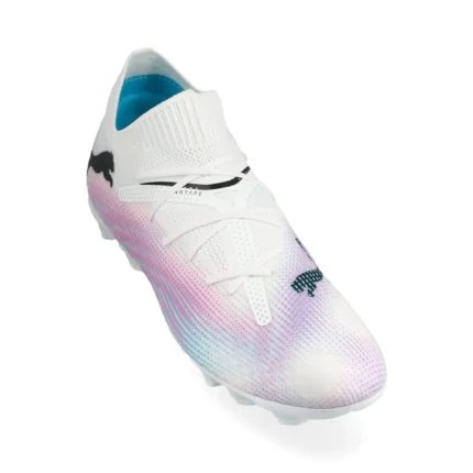 Puma Future 7 Pro FG/AG Phenomenal - White/Black/Poison Pink Kids - Image 5