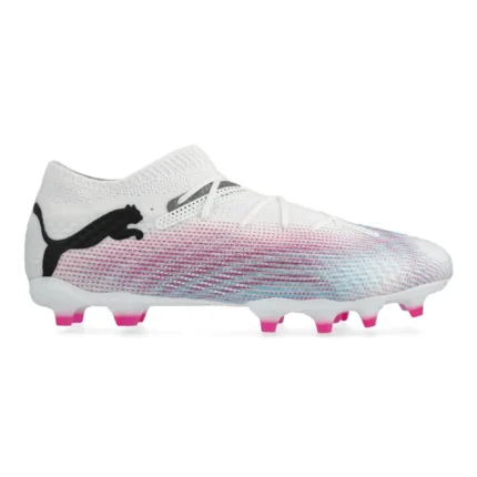Puma Future 7 Pro + FG/AG Phenomenal - White/Black/Poison Pink - Image 1