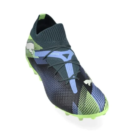 Puma Future 7 Pro MG Lights Out - Gray Skies/Puma White/Fizzy Apple - Image 5