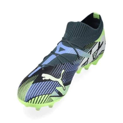 Puma Future 7 Pro MG Lights Out - Gray Skies/Puma White/Fizzy Apple - Image 7