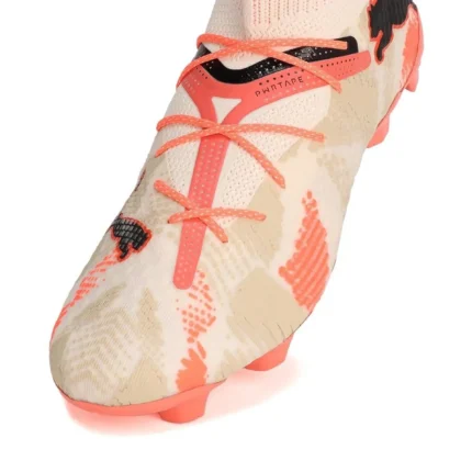 Puma Future 7 Ultimate FG/AG Ederson - Alpine Snow/Puma Black/Toasted Almond/Neon Sun Limited Edition - Image 5