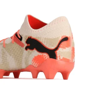 Puma Future 7 Ultimate FG/AG Ederson - Alpine Snow/Puma Black/Toasted Almond/Neon Sun Limited Edition - Image 6