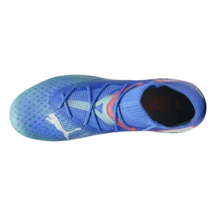 Puma Future 7 Ultimate FG/AG Formula - Bluemazing/Puma White/Electric Peppermint - Image 4