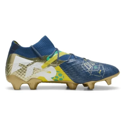 Puma Future 7 Ultimate FG/AG Njr Bna - Sailing Blue/Marine Blue/Pele Yellow/Grassy Green/Gold Limited Edition - Image 1