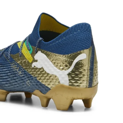 Puma Future 7 Ultimate FG/AG Njr Bna - Sailing Blue/Marine Blue/Pele Yellow/Grassy Green/Gold Limited Edition - Image 5