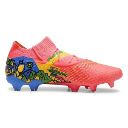 Puma Future 7 Ultimate FG/AG Njr Copa - Sunset Glow/Puma Black/Sun Stream/Puma Green/Bluemazing Limited Edition - Image 1