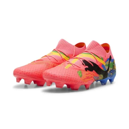 Puma Future 7 Ultimate FG/AG Njr Copa - Sunset Glow/Puma Black/Sun Stream/Puma Green/Bluemazing Limited Edition - Image 7