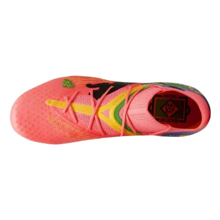 Puma Future 7 Ultimate FG/AG Njr Copa - Sunset Glow/Puma Black/Sun Stream/Puma Green/Bluemazing Limited Edition - Image 4