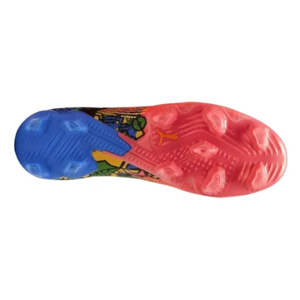 Puma Future 7 Ultimate FG/AG Njr Copa - Sunset Glow/Puma Black/Sun Stream/Puma Green/Bluemazing Limited Edition - Image 2