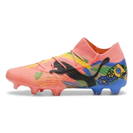 Puma Future 7 Ultimate FG/AG Njr Copa - Sunset Glow/Puma Black/Sun Stream/Puma Green/Bluemazing Limited Edition - Image 3