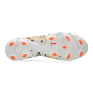 Puma Future 7 Ultimate FG/AG Njr Creativity - White/Ocean Tropic/Turquoise Surf/Hot Heat/Sun Stream Limited Edition - Image 2