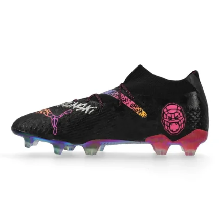 Puma Future 7 Ultimate FG/AG Orlinski - Puma Black/Puma Silver/Dark Amethyst/Sun Stream Limited Edition - Image 3