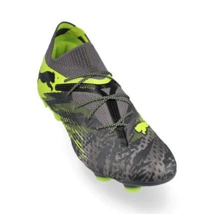 Puma Future 7 Ultimate FG/AG Rush - Strong Gray/Cool Dark Gray/Electric Lime Limited Edition - Image 5