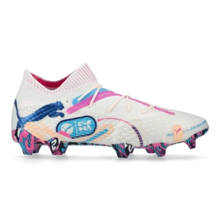 Puma Future 7 Ultimate FG/AG Volume Up - White/Luminous Blue/Poison Pink/Fizzy Melon/Bluemazing - Image 1
