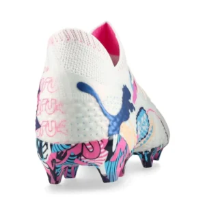 Puma Future 7 Ultimate FG/AG Volume Up - White/Luminous Blue/Poison Pink/Fizzy Melon/Bluemazing - Image 6