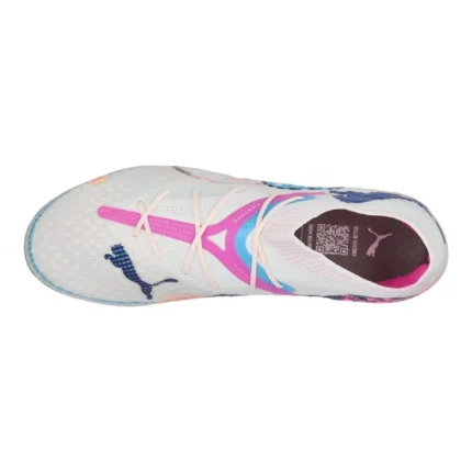 Puma Future 7 Ultimate FG/AG Volume Up - White/Luminous Blue/Poison Pink/Fizzy Melon/Bluemazing - Image 4