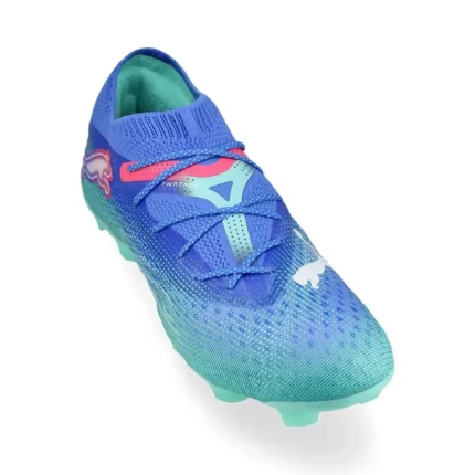 Puma Future 7 Ultimate Low FG/AG Formula - Bluemazing/Puma White/Electric Peppermint - Image 5