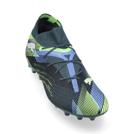 Puma Future 7 Ultimate MG Lights Out - Gray Skies/Puma White/Fizzy Apple - Image 5